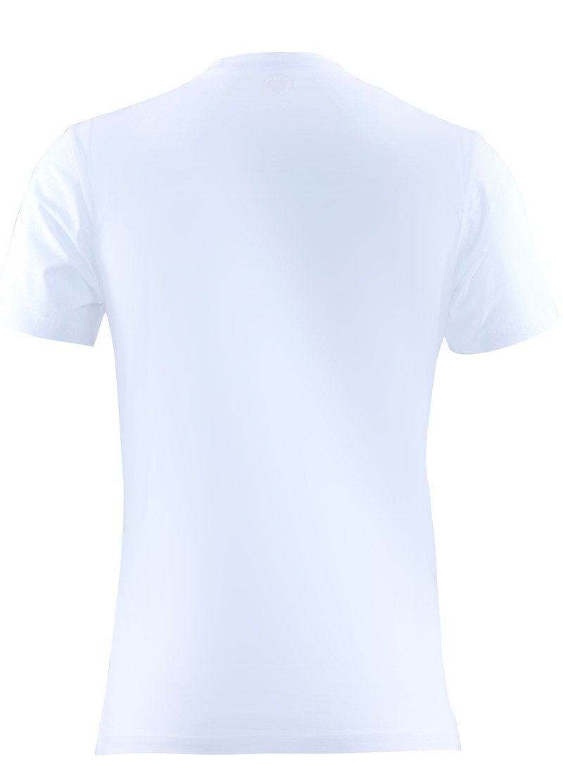 Erkek Bisiklet Yaka T-Shirt Aura 9506 - Beyaz