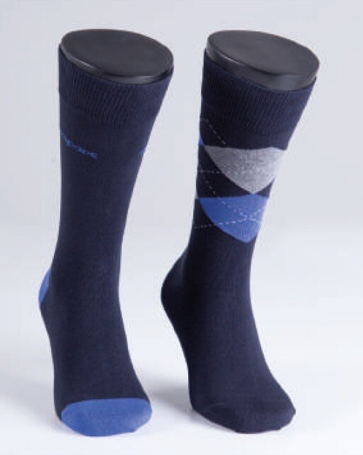 Erkek Çorap 2'li Paket 9909 - Lacivert