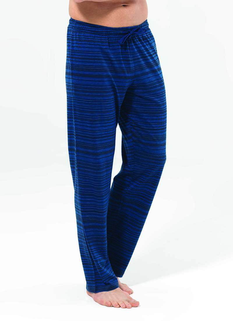 Erkek Pijama - Alt 7507 - Mavi