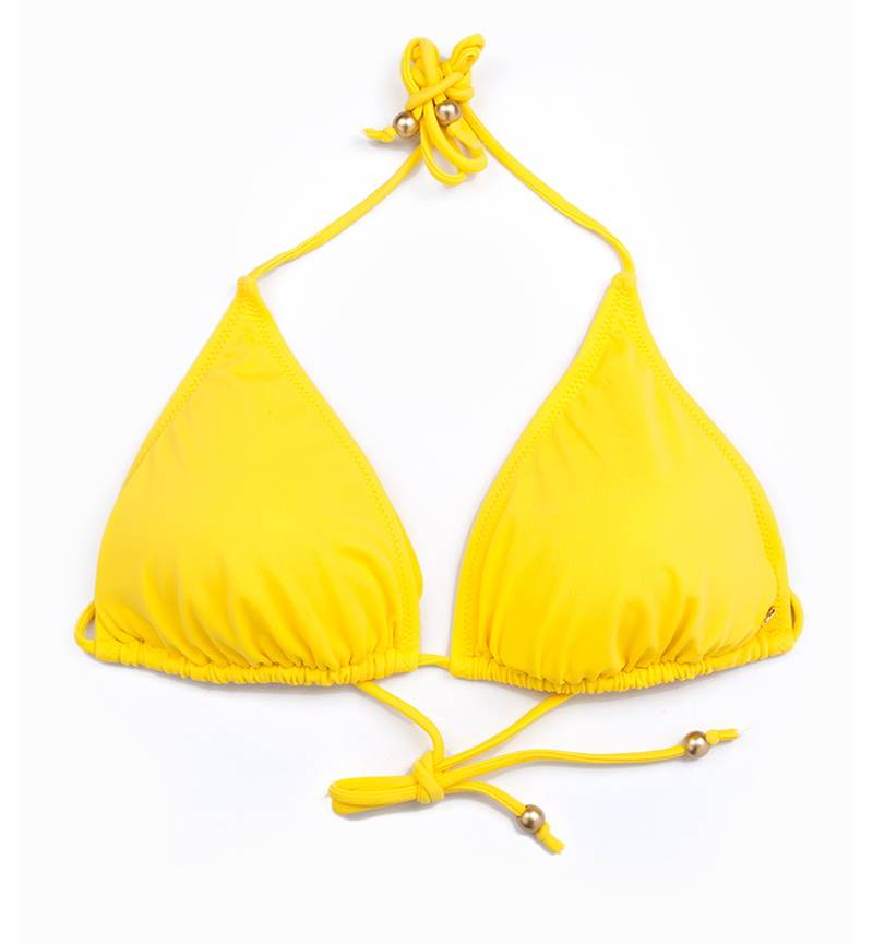 Kadın Bikini Üst 8248 Desenli - Sarı