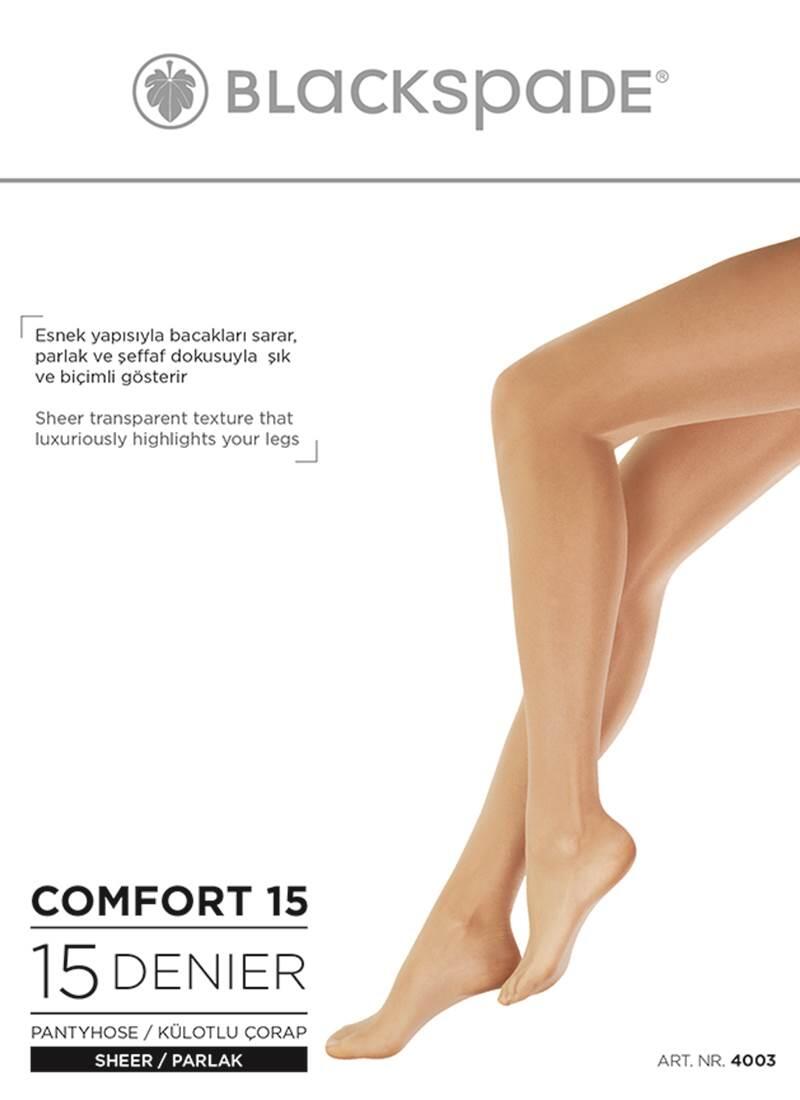 Kadın Külotlu Çorap 15 Denye 4003 - Kahverengi