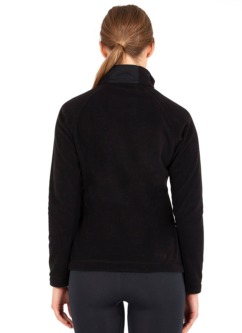 Kadın Fermuarlı Termal Sweatshirt 2. Seviye 50469 - Siyah - Thumbnail