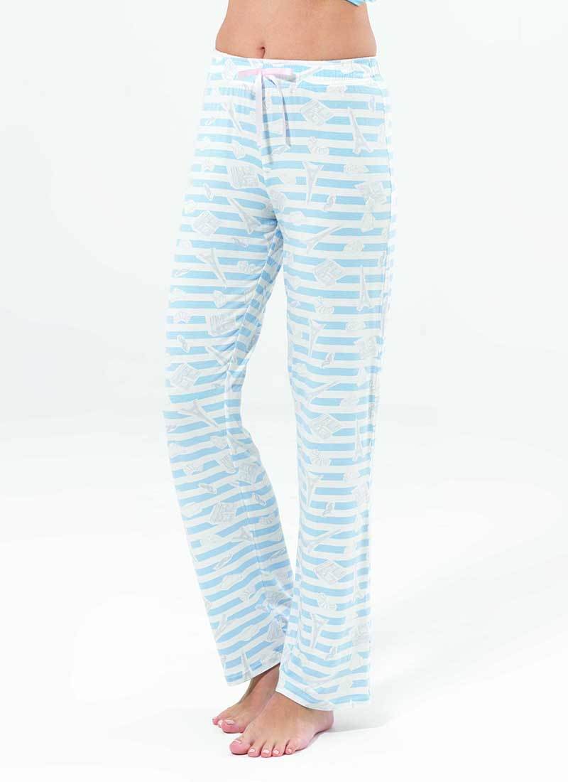 Kadın Pijama - Alt 6021 - Paris Baskılı