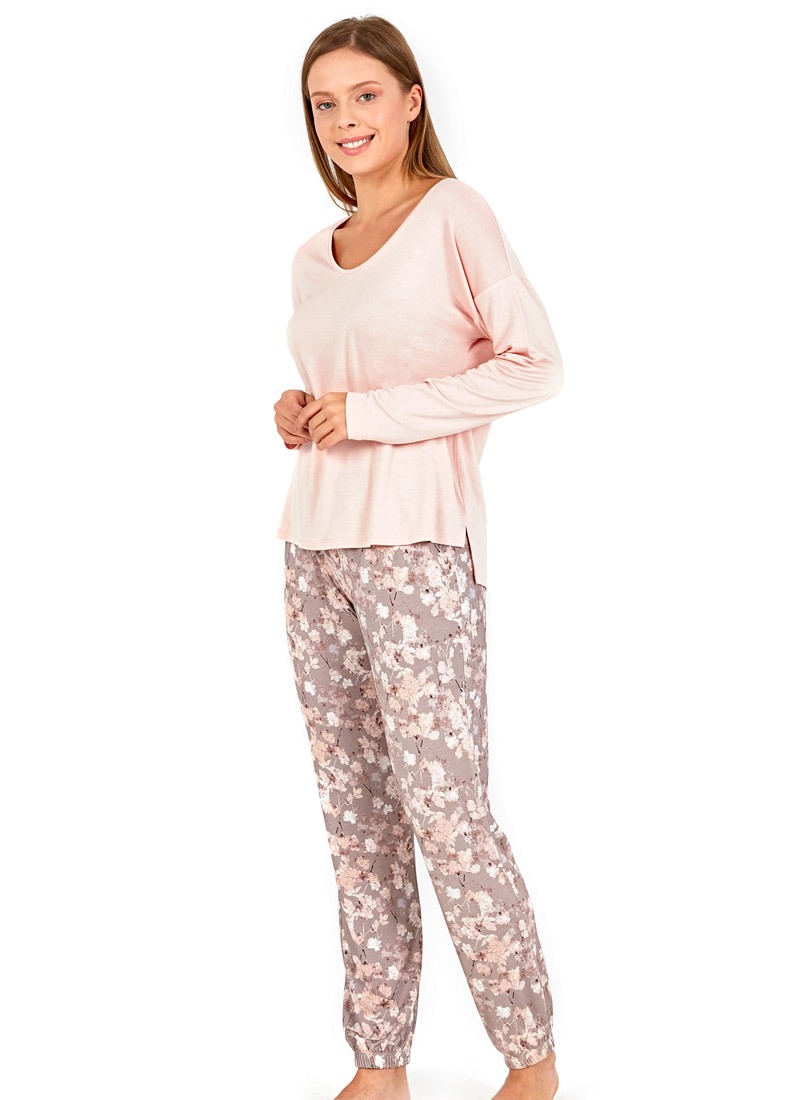 Kadın Pijama Takımı 60015 - Pembe