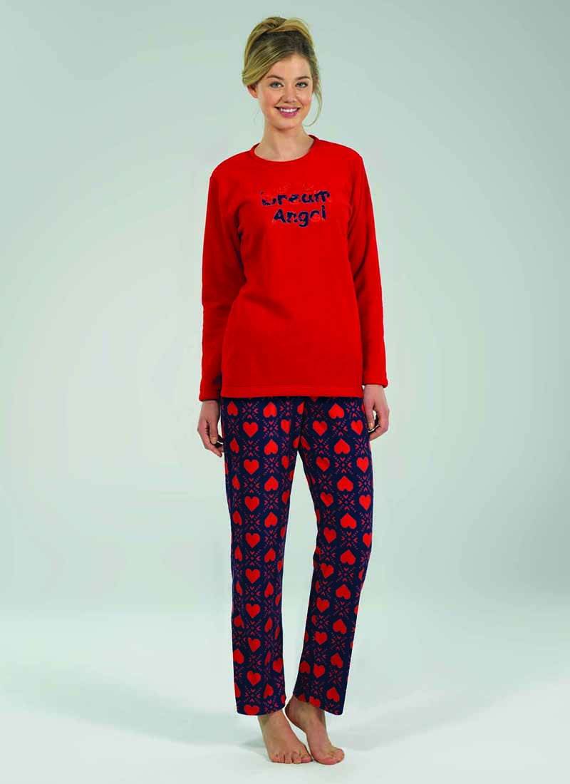 Kadın Pijama Takımı 6109 - Kırmızı